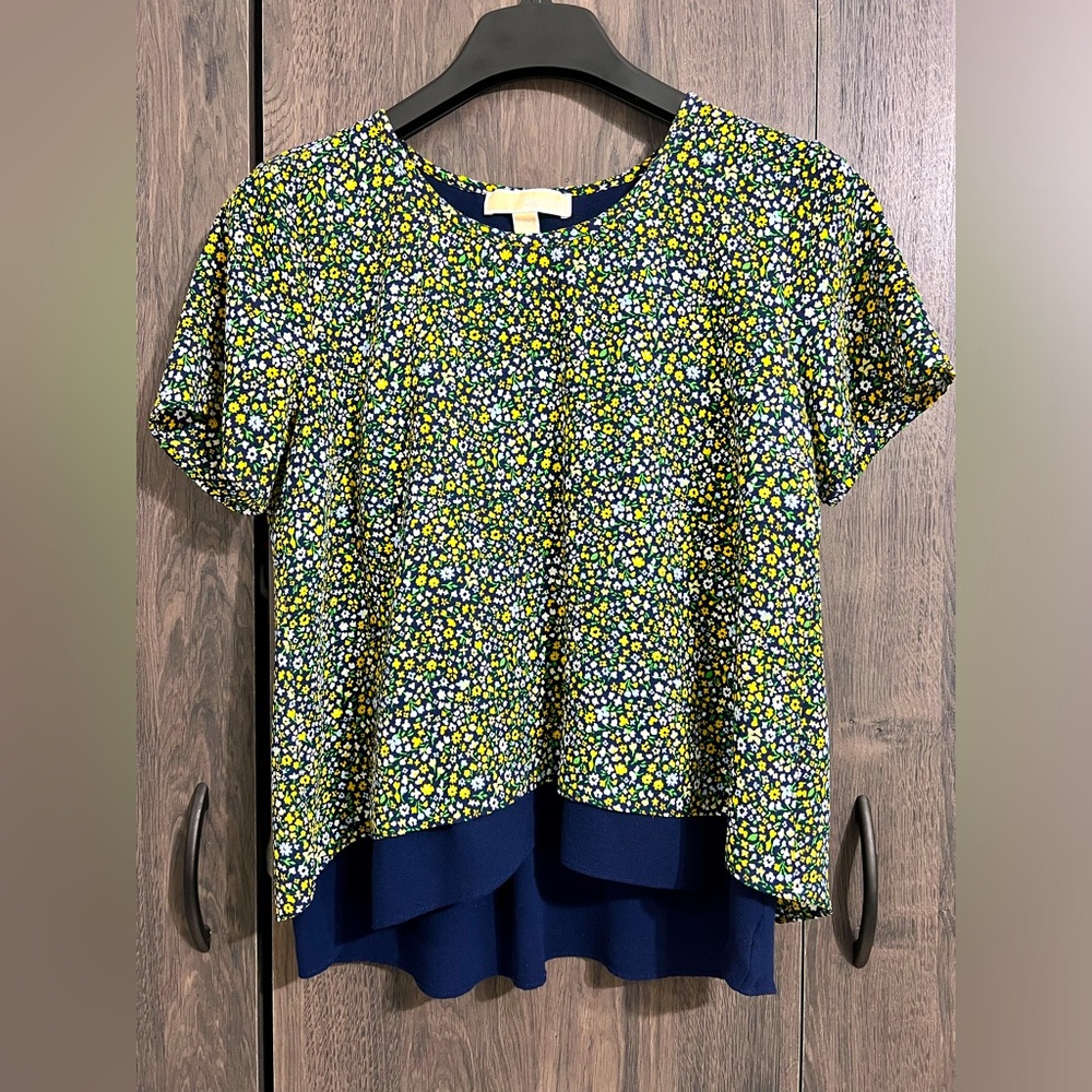Michael Kors Floral Prints Blouse P/M